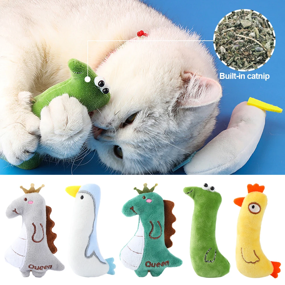 

Игрушки С Кошачьей Мятой для шлифовки зубов, веселая искусственная игрушка для кошек, игрушка для домашних животных, котят, жевательная игр...