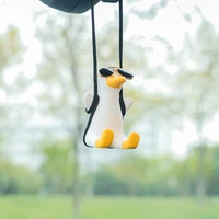 little duck ugly person swing faceless male car pendant family pendant birthday present kids toys interior accessories
