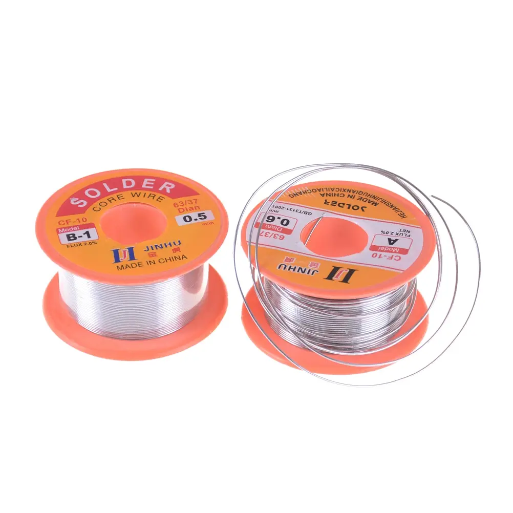 

Vastar 63/37 паяльный флюс с канифольным ядром 2.0% 45 футов Оловянно-свинцовая Оловянная проволока с расплавленным канифольным ядром, бухта провод...