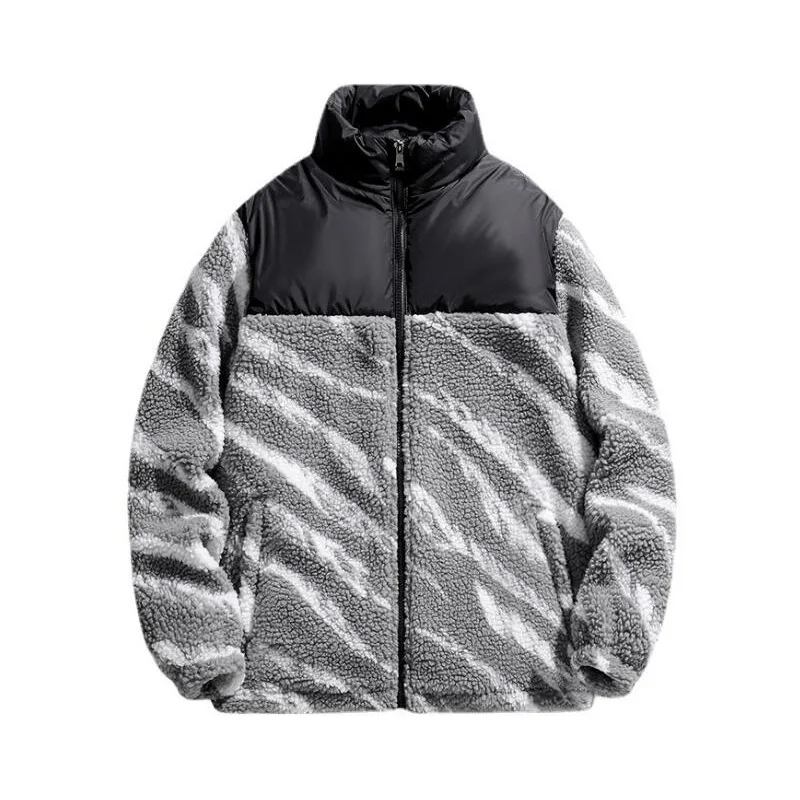 winter jackets for mens jacket down cotton padded puffer Zebra Fleece jacket coats vestes jaqueta masculina men clothing