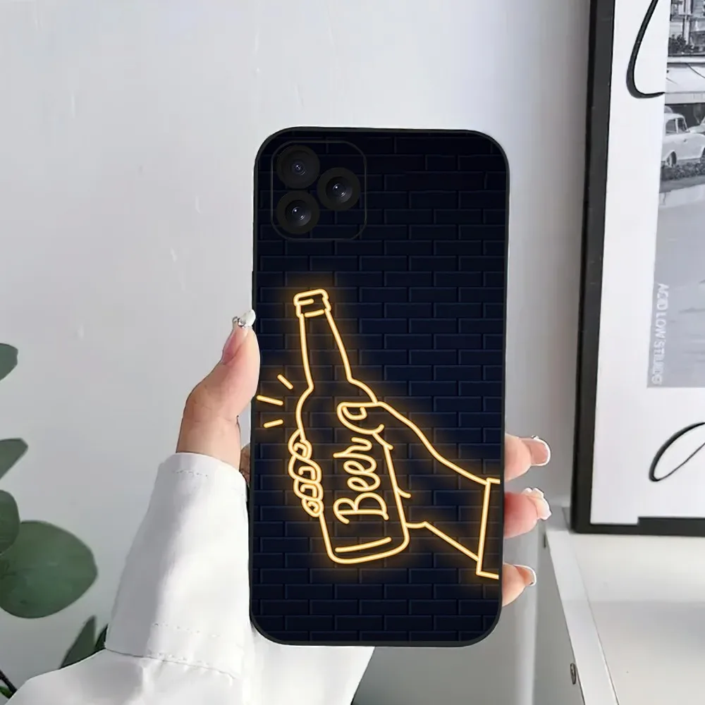 Неоновый легкий Чехол для телефона iPhone 15 14 13 12 11 8 Mini Xr Xs X Xsmax Pro Max Plus