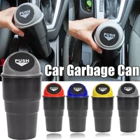 car trash can organizer garbage holder can auto trash dust case bin box car styling door seat back visor autobiles trash bin bag