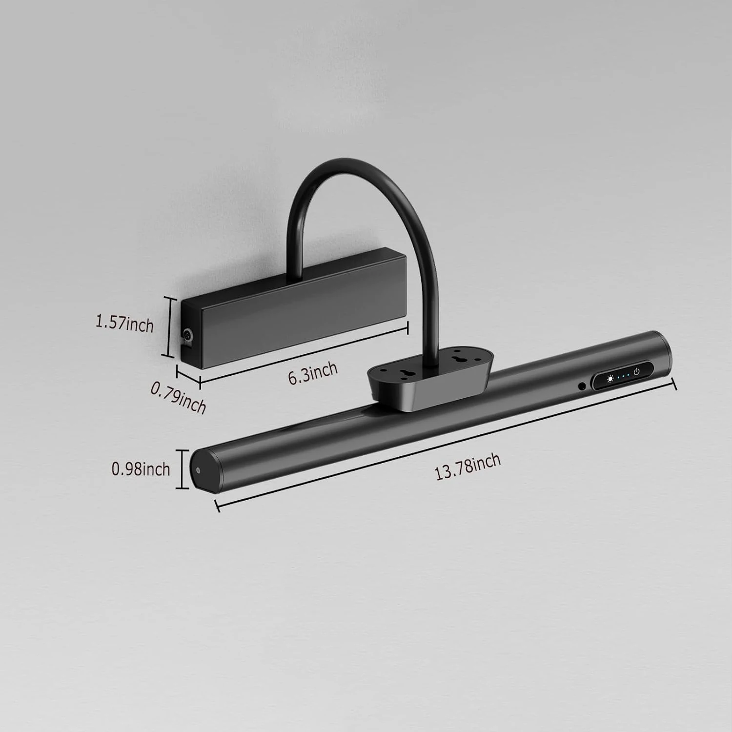 

Беспроводной настенный светильник-портрет золотой