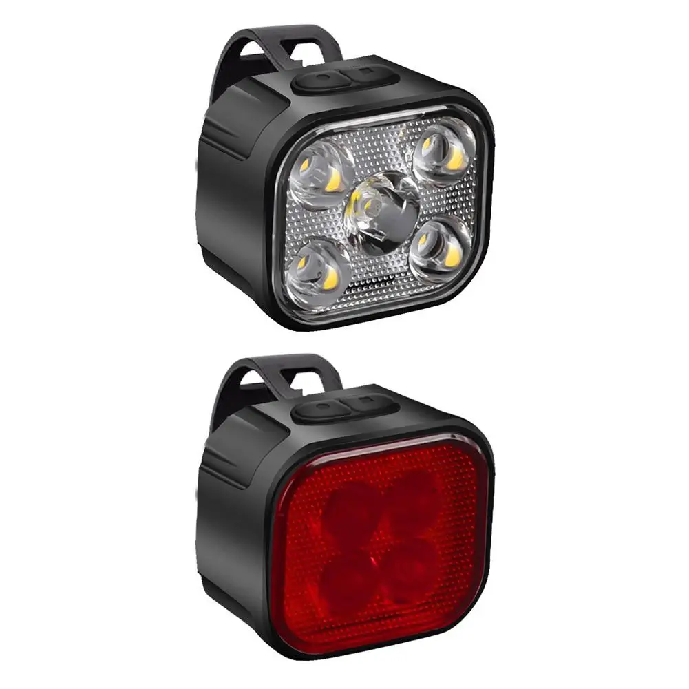 1/2 шт. мощный фонарик для ночной езды велосипедный фонарь зарядки USB фара и