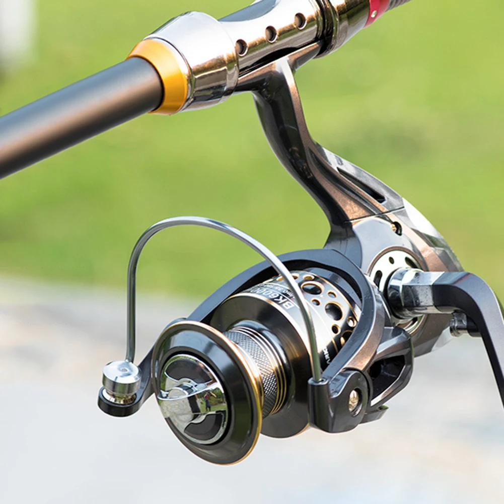 

2000-7000 Рыболовная катушка, металлическая катушка, стакан для лески 5,2/1 12 + 1BB, шарикоподшипники, спиннинговые Катушки для морского карпа, рыбол...