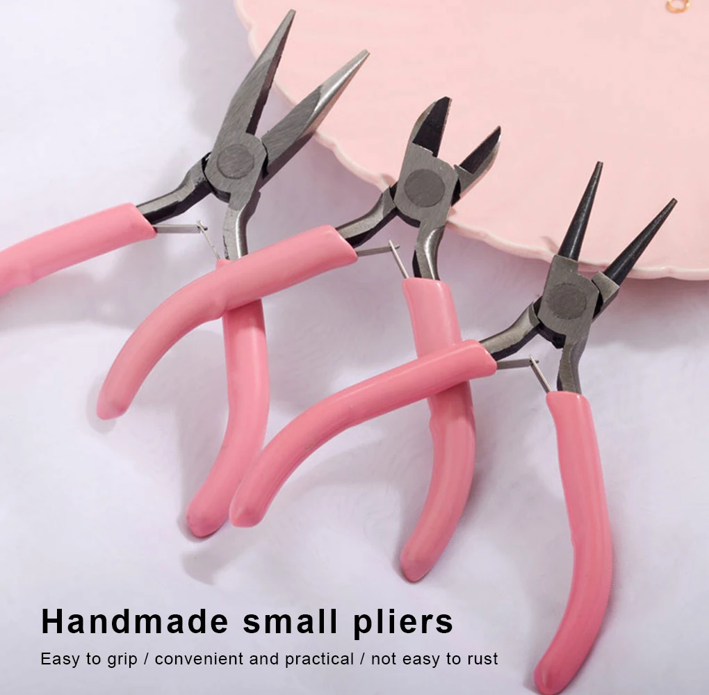 Repair Tool Small Plier Screwdriver Pink Handle Computer Repairing Simple Operation for Beginners Compact Size 10 58cm