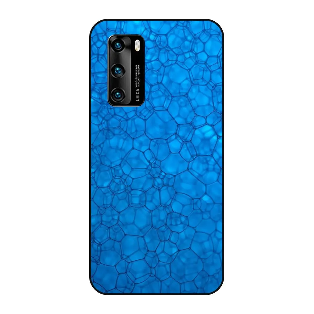 Аксессуары для Huawei P40 кожаный чехол телефона с собаками черный Роскошный
