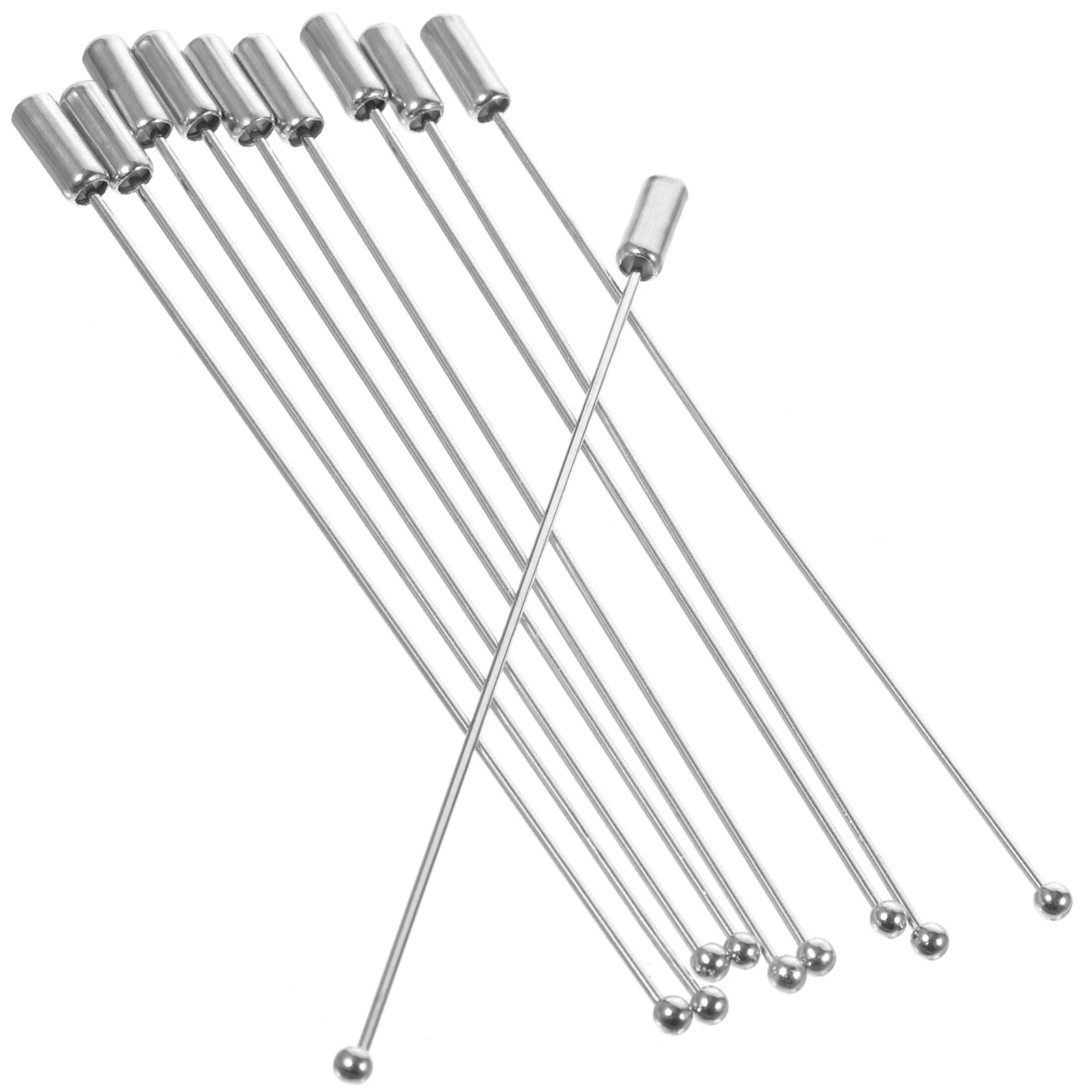 20 шт. заколки на голову палочки для лацканов бутоньерка корсаж брошь серебряные