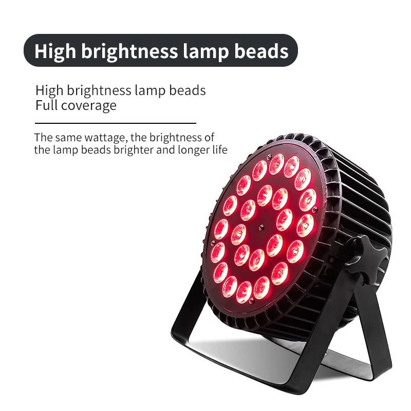 10 шт./лот 24x12 Вт RGBW/24x18 RGBWA UV 6 в 1