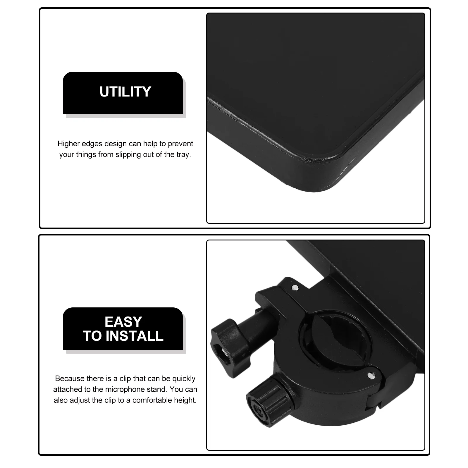 Поднос для подстаканника Регулируемая подставка мобильного телефона Зажим