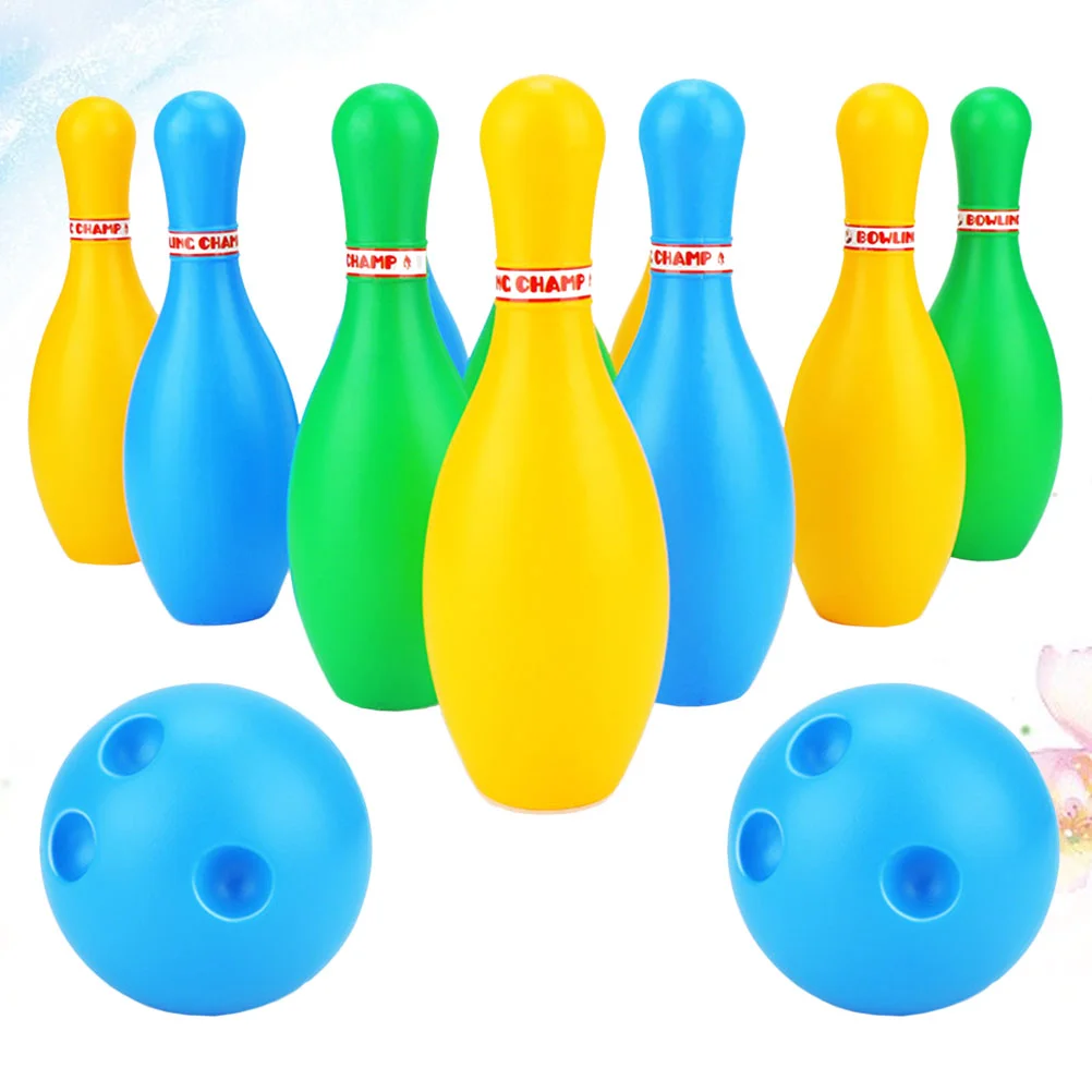 

12 Pcs Kids Bowling Ball Children-Parent Toy Toys Sports Interactive Funny Skipjack