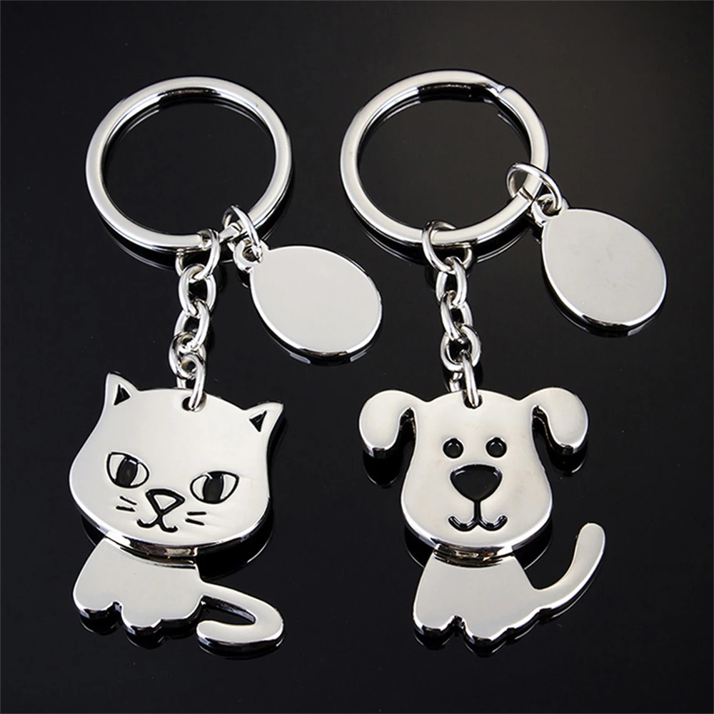 

Creative 360-degree Shaking Head Dog Cat Keychain Cute Animal KeyRing Charms Pet Lovers Gift Souvenir Bag Ornaments Accessories