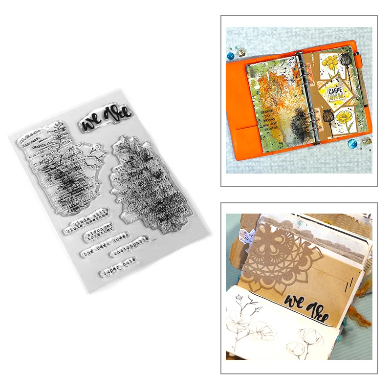 

2021 New Pattern Background Clear Stamps For DIY Craft Making Greeting Card Scrapbooking and Album Paper No Metal Cutting Dies