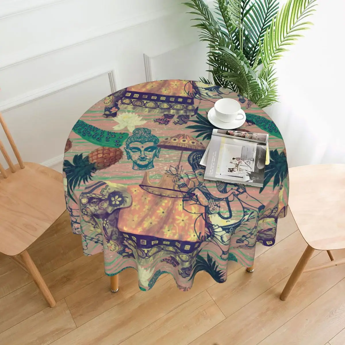 Скатерть для стола индийские Слоны цветы ананасы скатерть спальни общежития