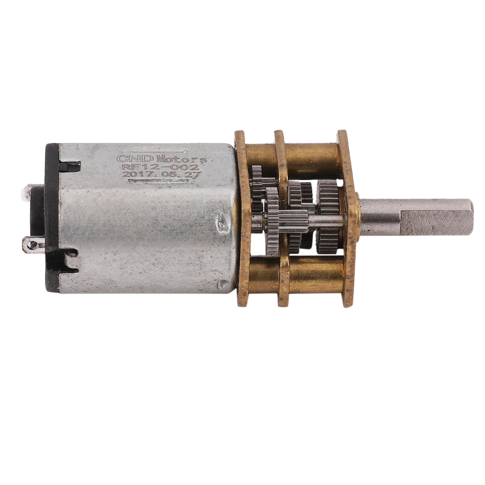 Миниатюрный металлический редукторный двигатель постоянного тока 12 В 300 об/мин с