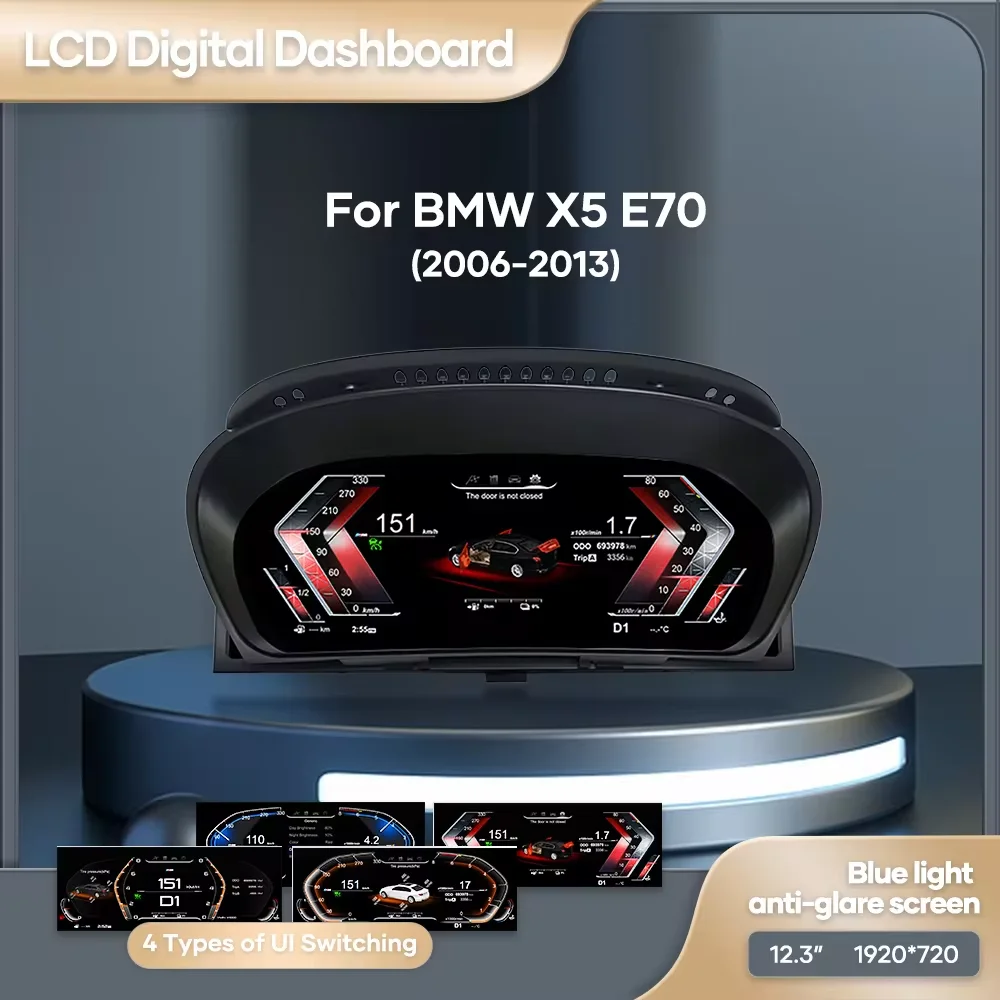 Для Bmw 6 7 серии F06 F12 F13 F01 F02 F03 F18 2013-2020 Автомобильный ЖК-инструмент HUD Цифровая