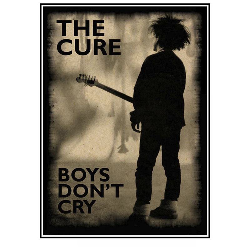 The Cure Rock Poster Home Decor Paper PostersRock Band Music Star Poster Wall Stickers
