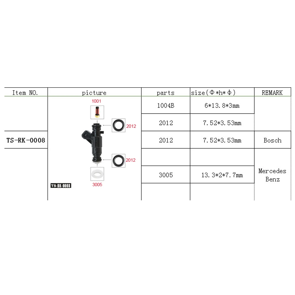 

Топливный инжектор для впрыска топлива Bosch 0280156065 0280156280 0280155968 R0008
