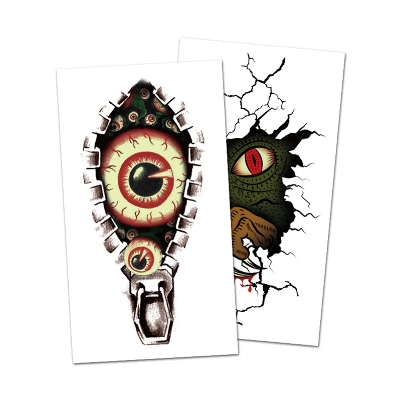 

5 шт., светящиеся тату-наклейки на Хэллоуин