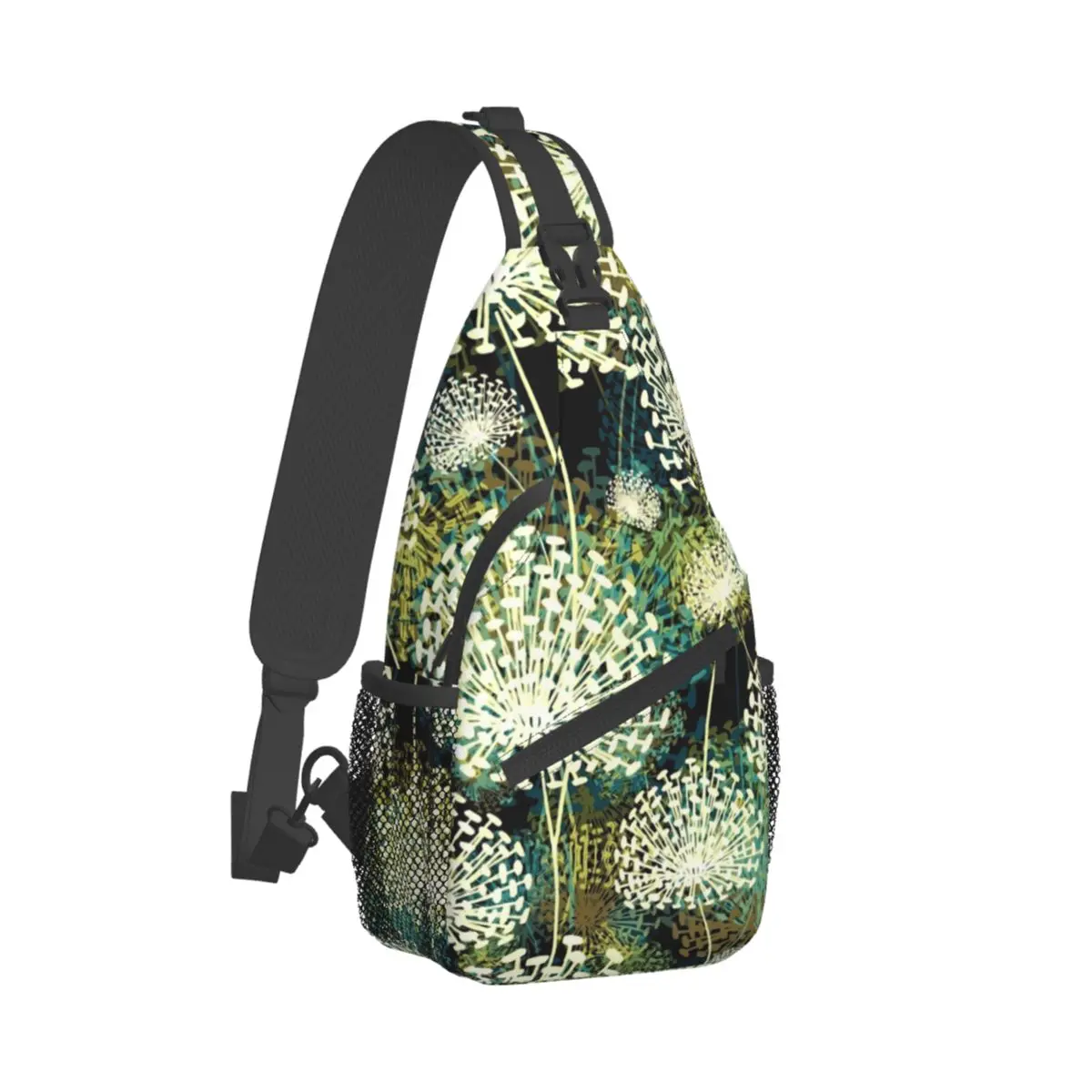 

Dandelion Shoulder Bags Vintage Print Fun Chest Bag Boy Phone Cycling Sling Bag Daily Graphic Design Small Bags