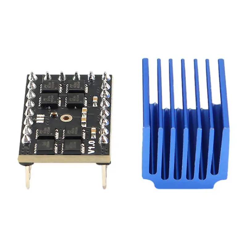 

3D Printer TMC5160 Stepper Motor Driver Module TMC5160 Silent Stepping Board Motor Driver Module With Heatsink With Heatsink 60V