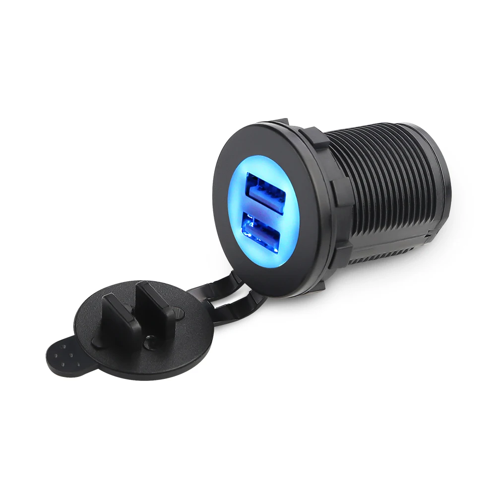 

Автомобильное зарядное устройство с двумя USB-портами, 5 В, 3,1 А