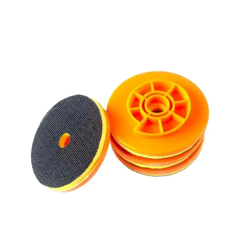 4 Inch 100mm Snail Lock Snap Foam Back-up Pad With Plastic Base For Connection Of Angle Grinder And Wet/Dry Polishing Pad