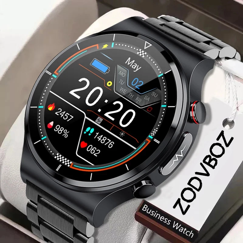 

Новинка 2022, мужские Смарт-часы 360*360, HD, сенсорный экран, фитнес-трекер, смарт-часы для мужчин, ЭКГ + ФПГ, пульсометр, артериальное давление