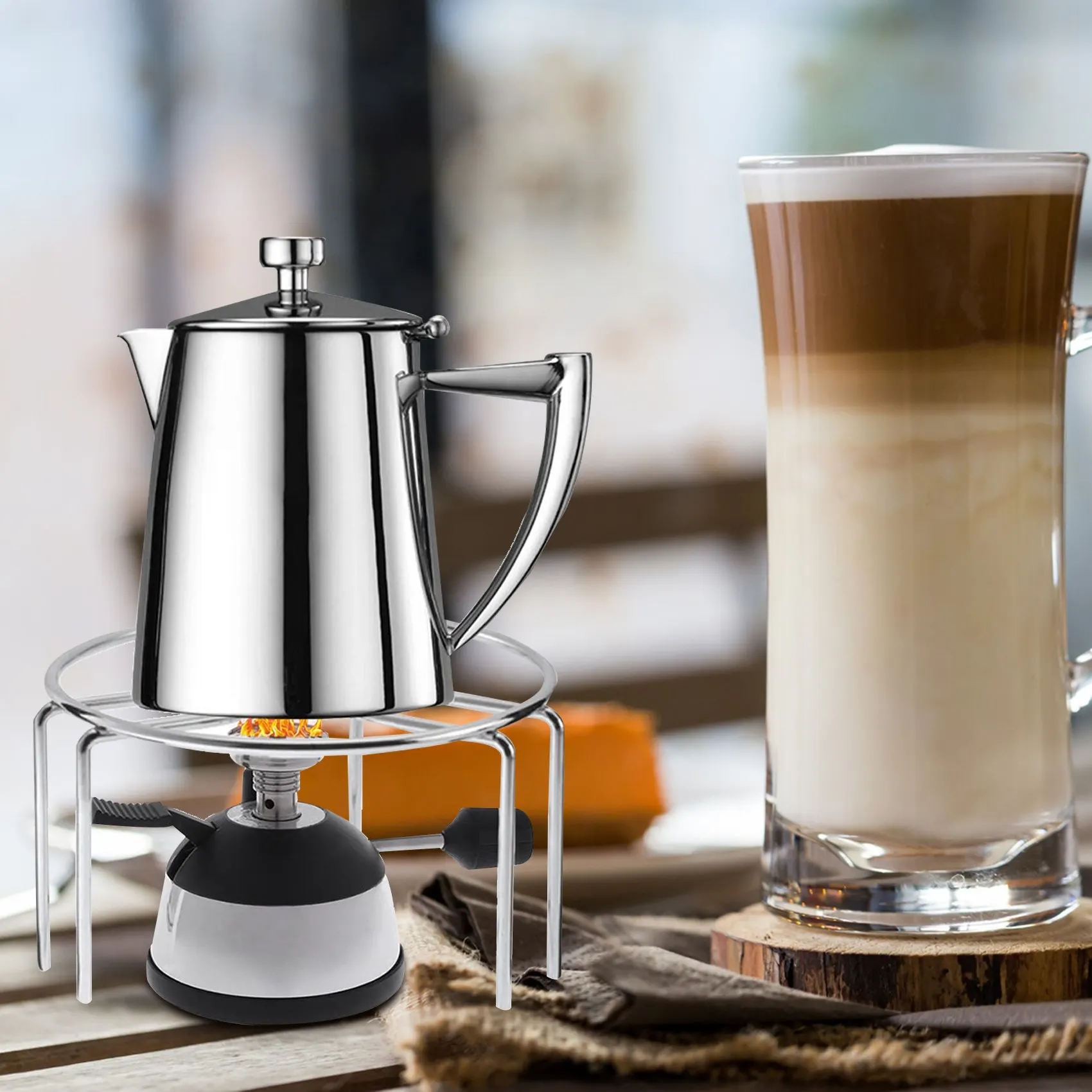 Мини-газовая горелка HT-5015M Mini настольная газовая Бутановая нагреватель сифон