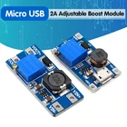 MT3608 DC-DC регулируемый Повышающий Модуль 2А Повышающий Модуль с MICRO USB 2в-24в до 5В 9В 12В 28В
