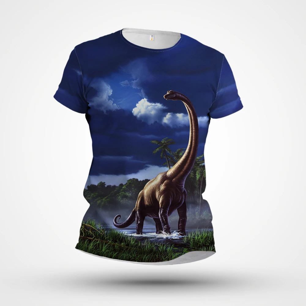 

Animal T-shirt New 3D Printing Luxury Pattern Short Sleeve Customized Factory Direct Sales 2023 Summer Light Luxury Tight Top
