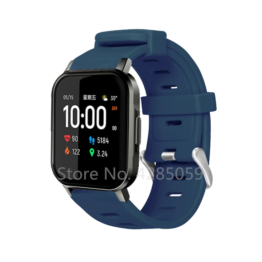 Силиконовый мягкий ремешок для часов Haylou LS02 спортивный браслет 20 мм умных Xiaomi