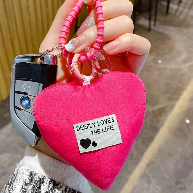 1 шт. креативный трендовый тканевый брелок для ключей серии Love изысканный модный