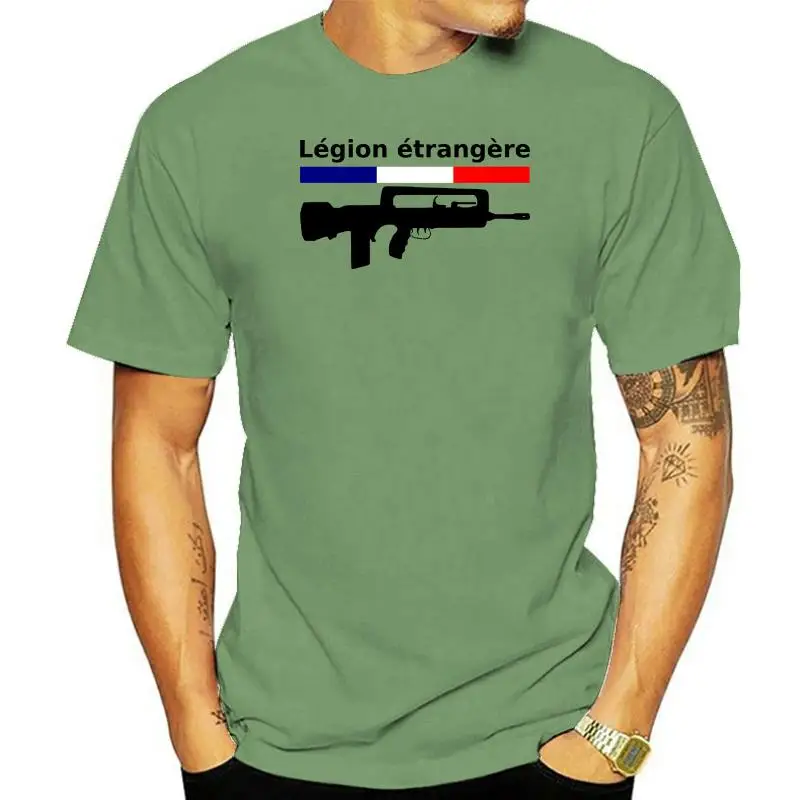 

French Foreign Legion T Shirt Interesting Spring Autumn Comical Letters O-Neck Tee Shirt Printed Letters Shirt