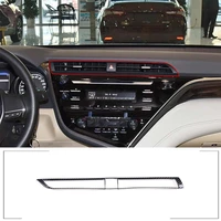 for 18 19 toyota 8th generation camry central control air outlet frame abs interior protective decoration accessories stickers