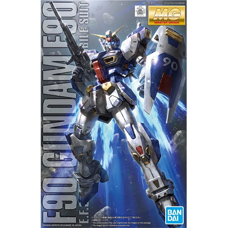 Bandai Gundam Model Kit Аниме Фигурка PB MG 1/100 F90 AtoZ PRO JECT Подлинная игрушка Gunpla Игрушки для