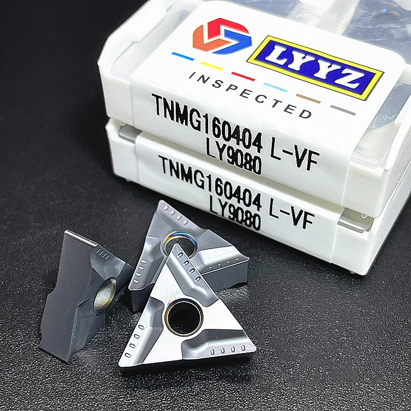 

10pcs TNMG160404 TNMG160408 R L VF LY9080 Cermet Inserts Original insert Cutter Tool CNC Lathe Turning Tool For Steel