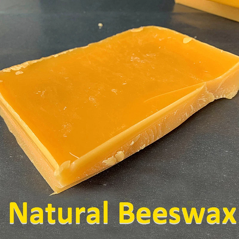 

500g Food Grade Yellow Beeswax Block For DIY Lip Balm Soap Materials Furniture Wax Ointment Materials
