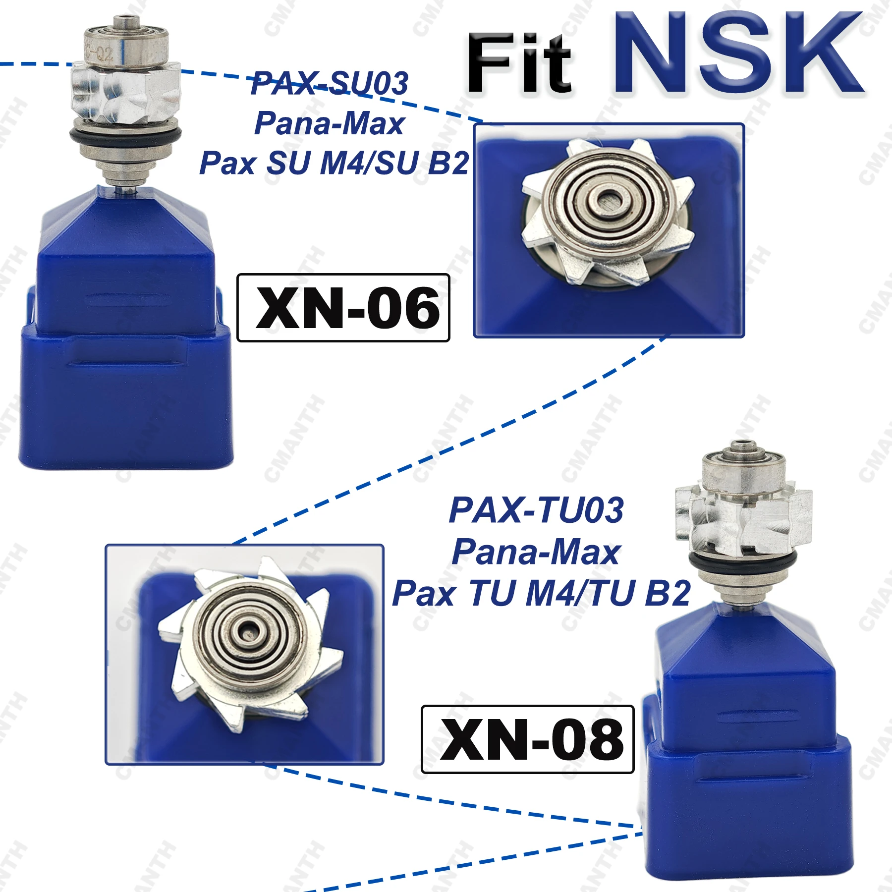 Su03 Стоматологический турбинный картридж PAX-SU03 для NSK Pana-Max Pax SU ...