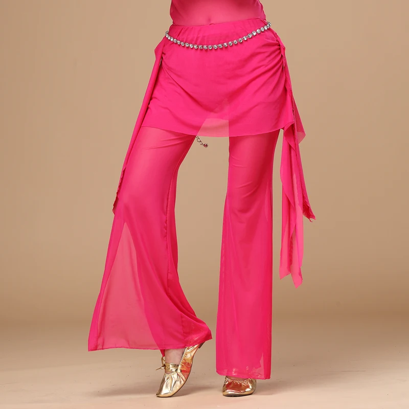 11 цветов Оптовая брюки для танца живота + талия шарф 2 шт. Брюки женщины танец