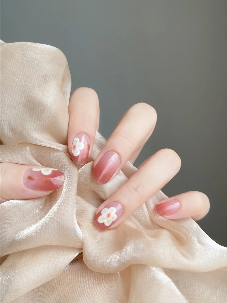 

Водостойкая наклейка для ногтей в виде цветка камелии