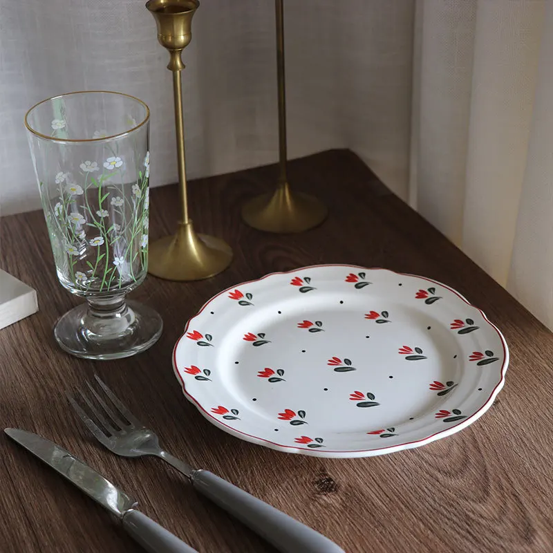 Керамическая тарелка Kurisuta 8 дюймов