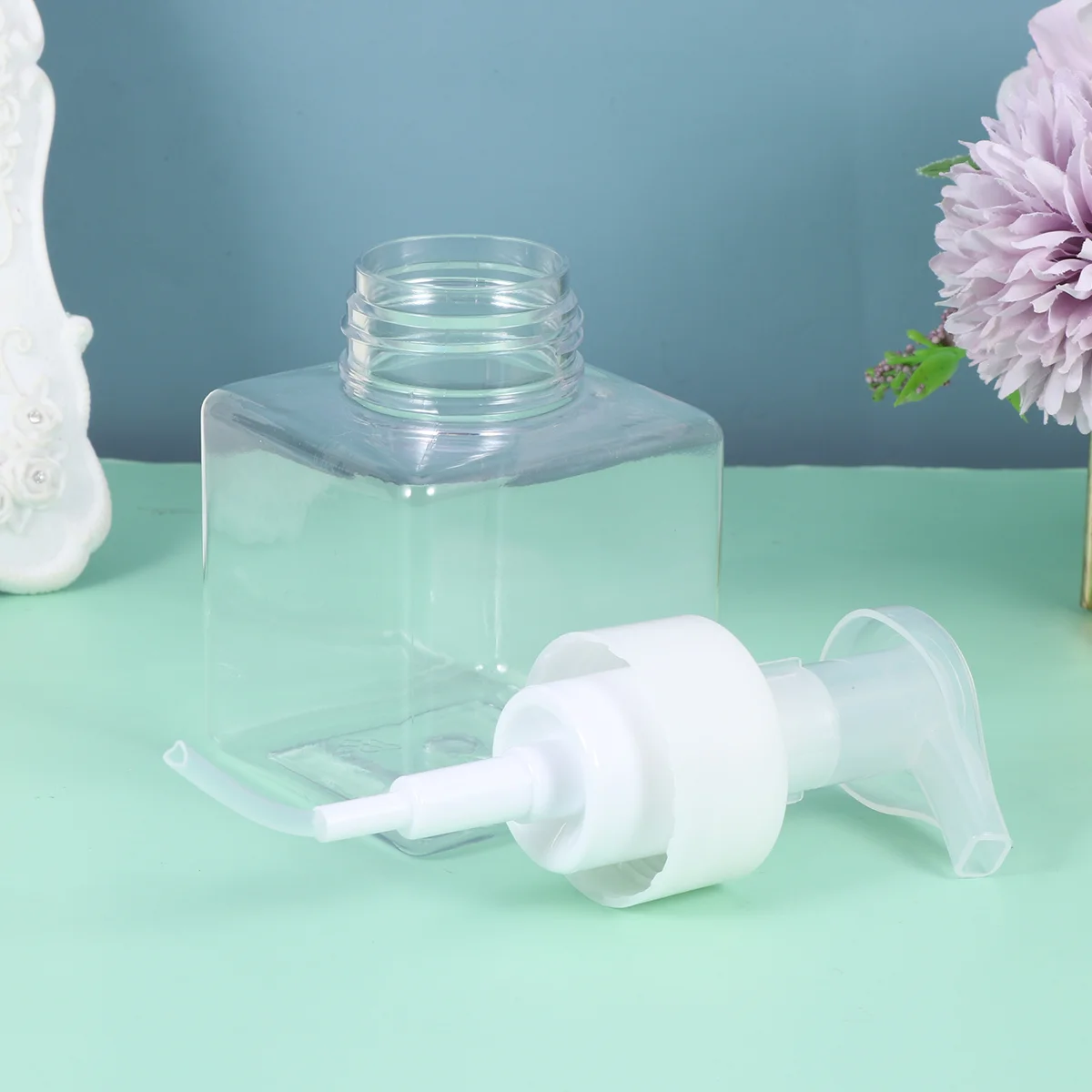 

3pcs Dispenser Bottles Empty Pump Bottle Bottle Pump Bottle Refillable Empty Bottle for Bathroom ( Clear )