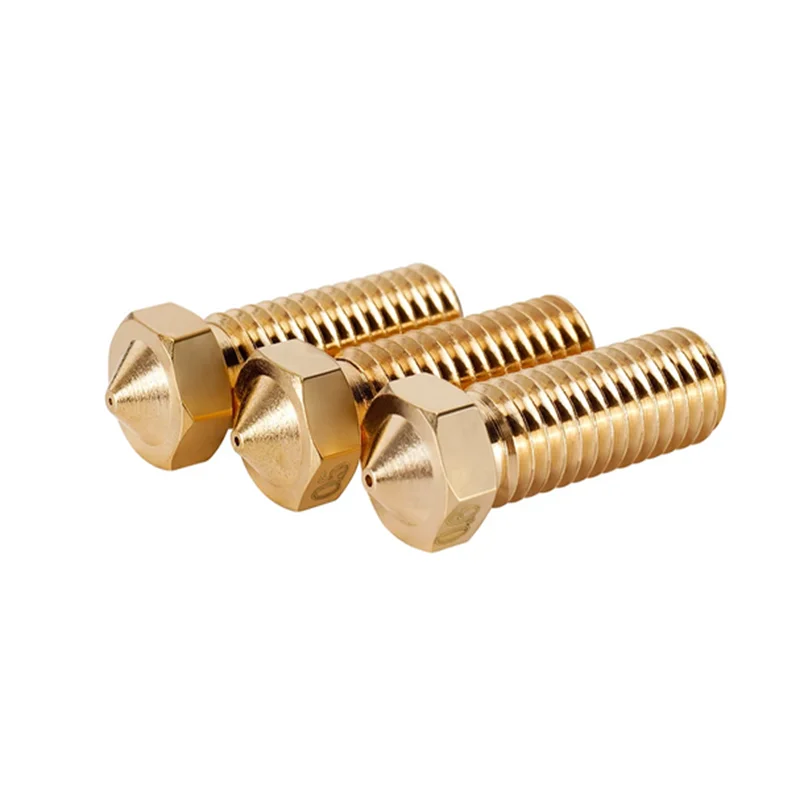 Насадки для 3D-принтера E3D V5 V6 латунные M6 0.2-1.0 мм