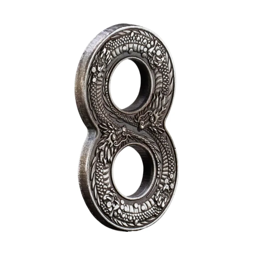 2018 Австралия Дракон Антикварная монета Challenge 8 форм Елизавета II Металлические