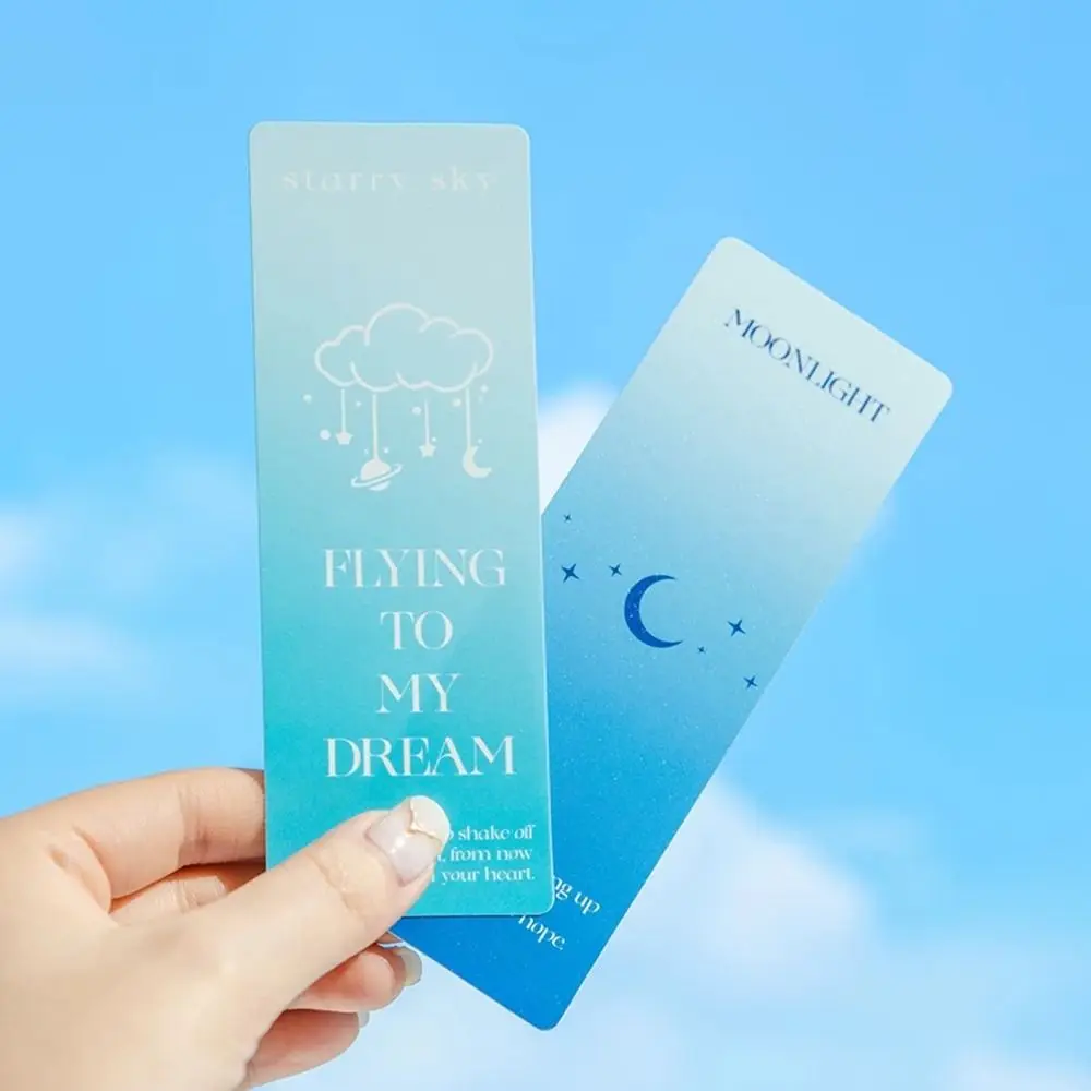 

Diffuse Light Year Series Decoration Dreamland Flower Reading Assistant Translucent Bookmark Page Label Note Marker