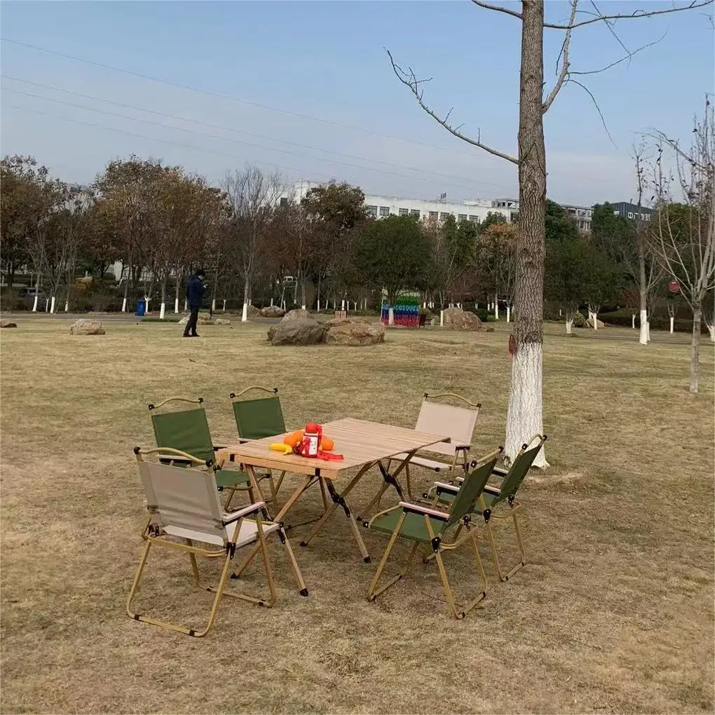 Складной стол из цельного дерева ветровой бар для кемпинга гриль кастрюля