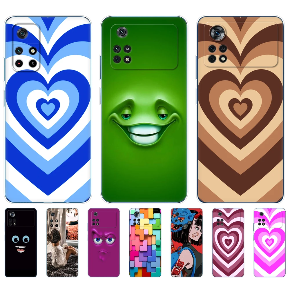 for poco m4 pro 5g 4g case phone back cover for xiaomi poco x4 pro 5g case bag soft silicon tpu bumper funda coque shell etui free global shipping