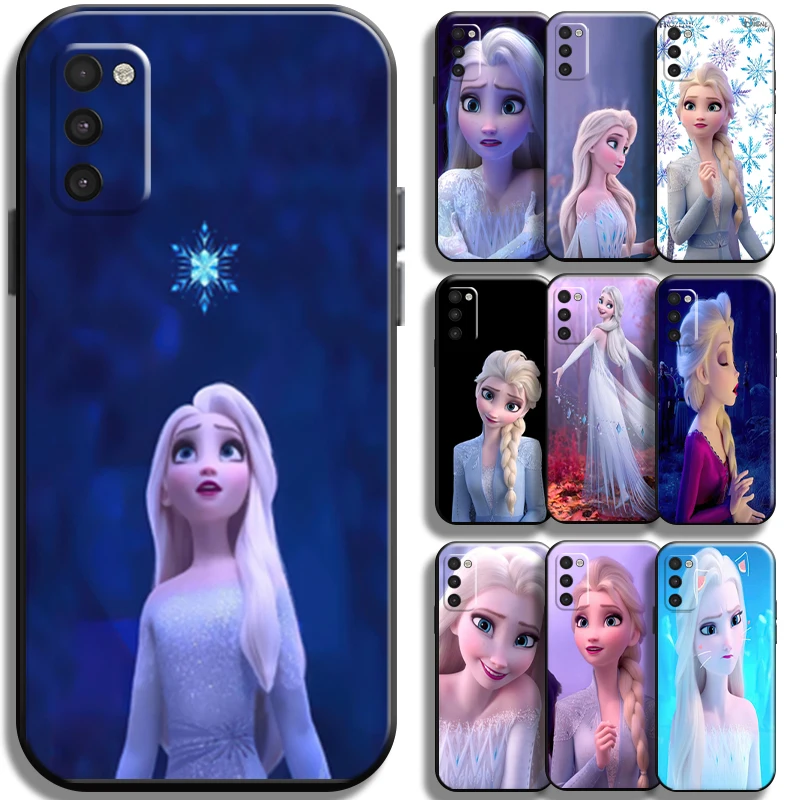 

Frozen Cute Pretty Elsa Anna Phone Case For Samsung Galaxy M10 Coque Liquid Silicon Carcasa Soft TPU Shockproof Cases Shell