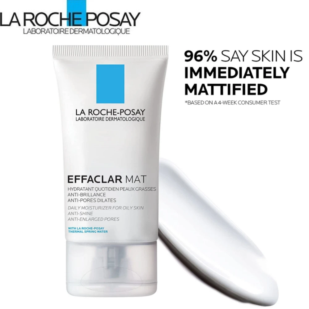 

La Roche Posay Anti aging face cream moisturizing Effaclar Mat reducing pores tightening oil-free suitable for sensitive skin